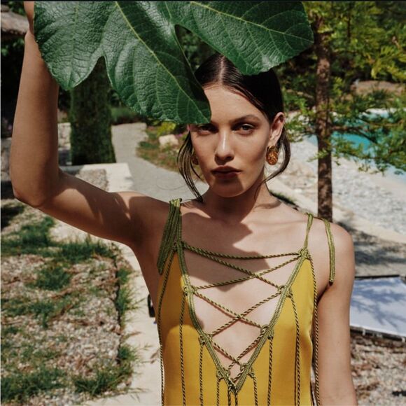 NWT MY BEACHY SIDE MONARCH MAXI DRESS SIZE S $515 - Picture 2 of 13